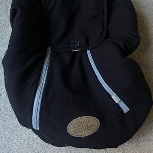 CozyBaby Cozy Cover Infant Car Seat Insulating Cover with Dual Zippers, Face ..